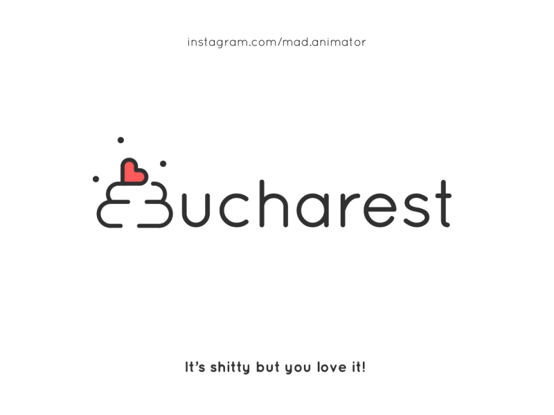 Honest Bucharest animation bucharest bucuresti logo motion