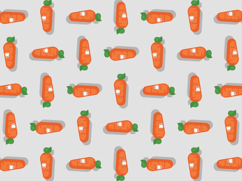 Bunch of baby carrots animation baby baby carrot gif illustration pattern