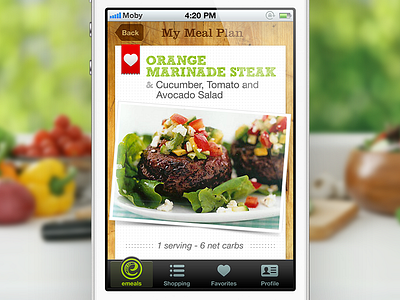 emeals.com App Pitch app ios mobile moby inc recipes