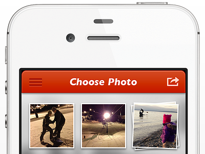 Fiddle Choose Photo UI app ios mobile moby inc