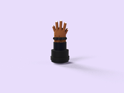 All Hands 3d brand design illustration