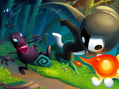 Achro And The Monochromics cover 2 achro art characters game monochromics monochromics platformer