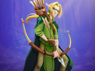 Elf Warrior for CDC character characterdesign chellenge warrior