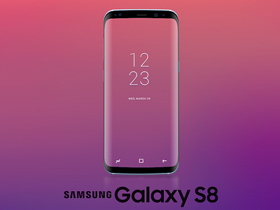 Free Samsung Galaxy S8 Mockup - PSD free freebie galaxy mockup s8 samsung