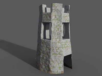 3D Tower - Unity Game susbstance painter tower unity