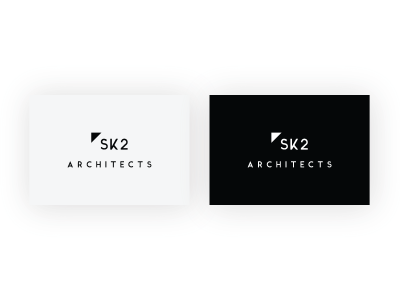 SK2 Architects architecture mark logo identity branding