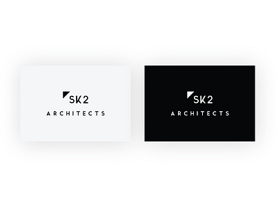 SK2 Architects architecture branding identity logo mark
