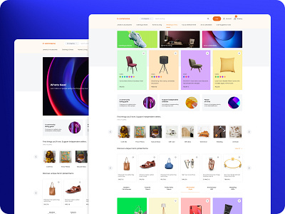 E-Commerce Shopping Web design e commerce minimal ui user experience ux web web sites