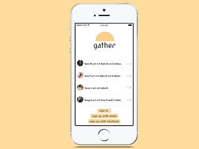 Gather Mockup