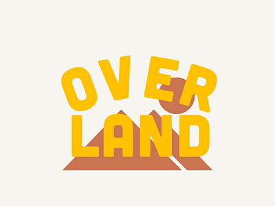 Overland Logo branding logo logo design