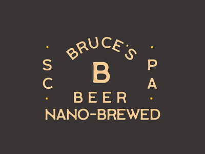 Bruce's Beer beer branding logo logo design logodesign