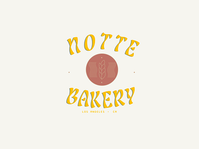 Notte Bakery - New branding design logo logo design logo design concept logodesign
