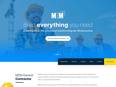 MDM furniture construction construction company furniture new construction online contractor