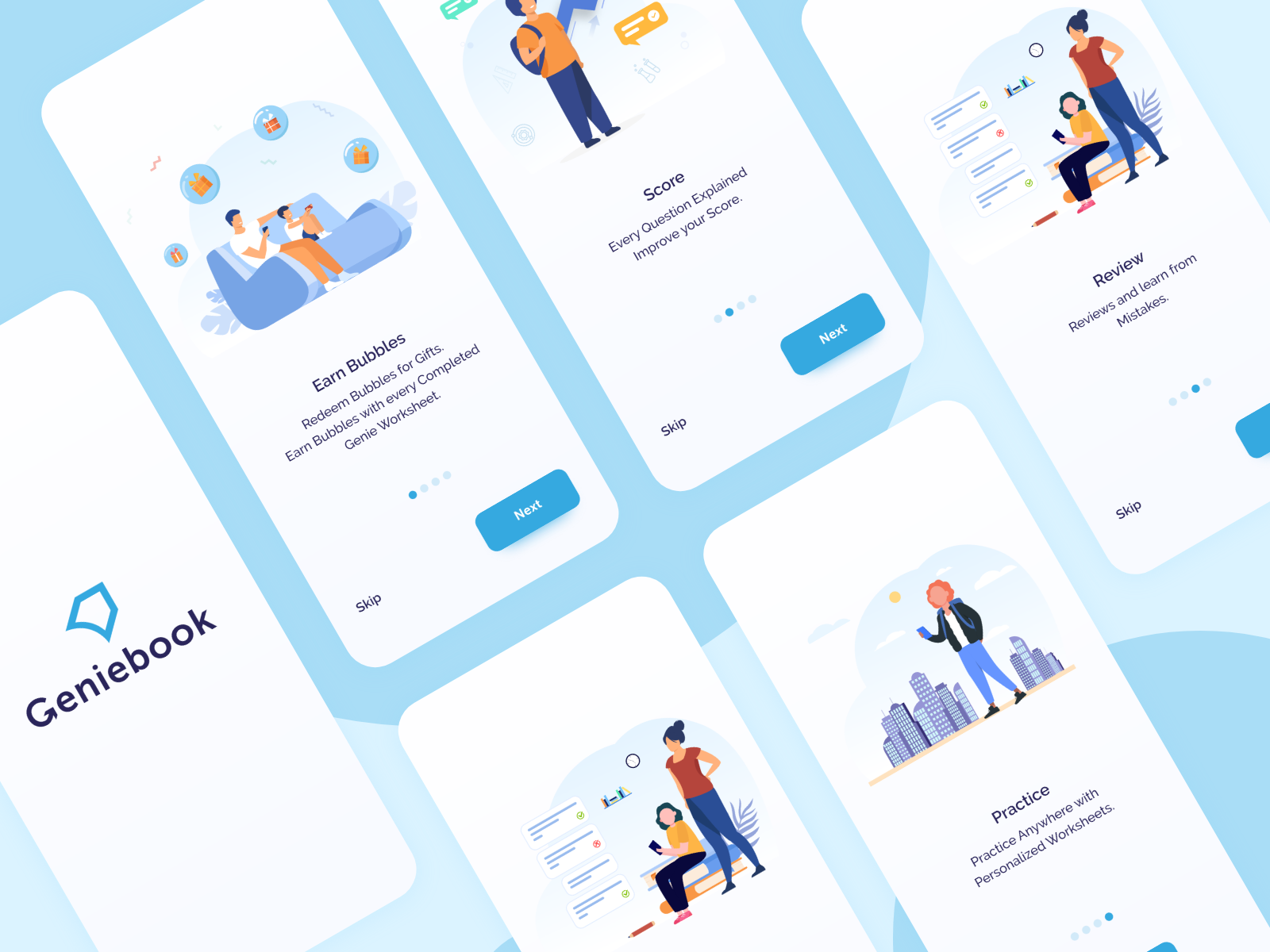 genie book by bhuvanesh chouhan on dribbble