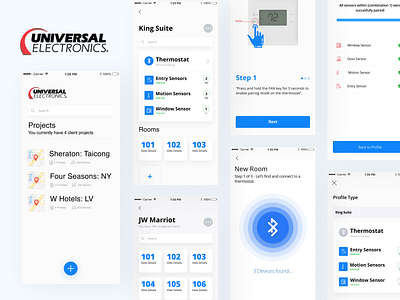 Universal Electronics mobile app