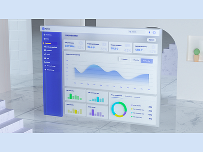 3D Computer data information