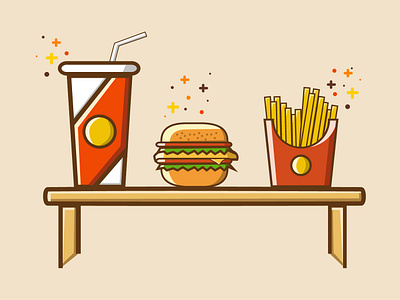 Food Set food set icon illustration