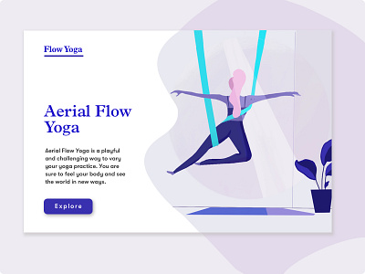 Yoga Studio homepage procreate relax studio yoga