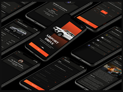 LuxoKarz app black car design ios app luxokarz luxokarz minimal mobile app mobile design ui ux