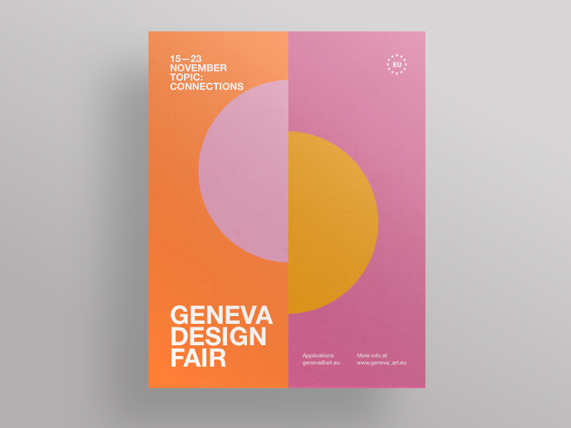 Geneva design fair poster by Daniel Tkachenko on Dribbble