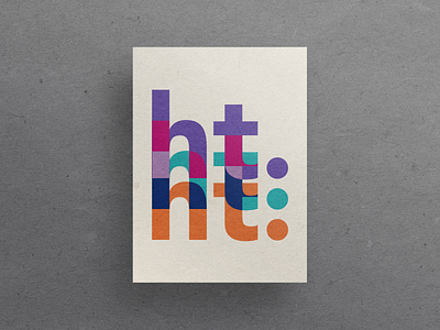 Humbleteam poster concept art colours geometry letters material minimalism overlay poster swiss