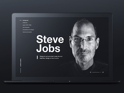 Influencers page Steve Jobs