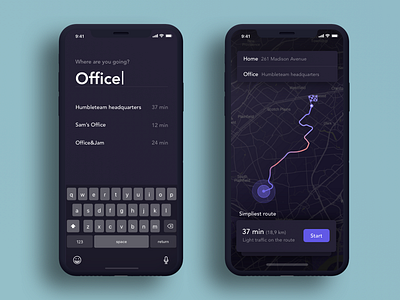 Simple navigation app