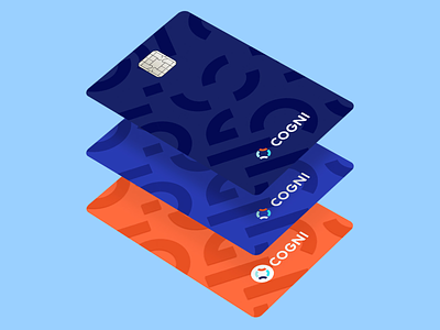 Banking card design banking card blue branding card clean credit card design illustration logo pattern typography vivid