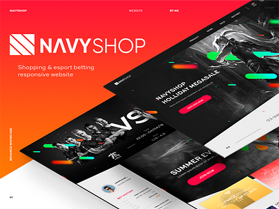 NAVYSHOP full showcase designer graphicdesign ui uxui website