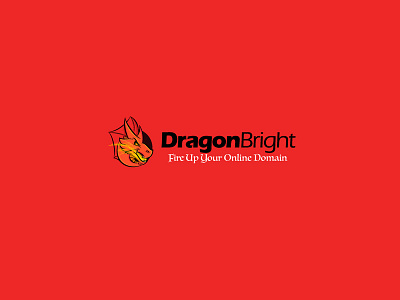 Dragon Bright bright domain dragon flames hivetex hosting idea logo red smart