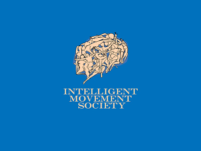 Intelligent Movement Society abstract art brain hivetex idea intelligent logo movement people smart society