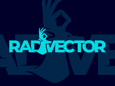 RadVector art branding design designer drawn graphic illustration logo tracing vector