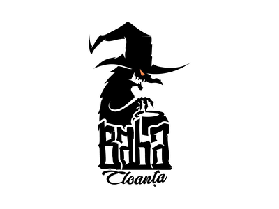 Baba Cloanta restaurant branding fast food logo logo design witch