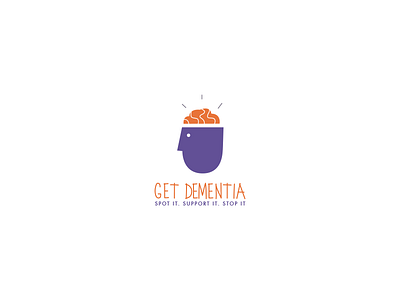 Dementia Campaign Logo colour design illustration logo design london type ui ux