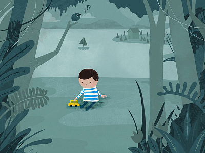 The Boy Who Never Cried agency design hand drawn illustration illustrator london melbourne photoshop