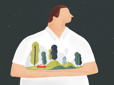 Holding it all london melbourne hand drawn photoshop design agency illustrator illustration