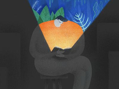 Powerful Stories  illustrator creative photoshop handdrawn texture vector colour illustration