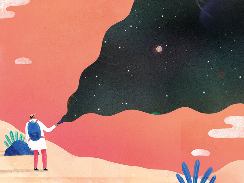 Unexpected Discoveries 1 texture creative melbourne illustrator design illustration art