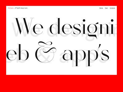 the Sauts — #*%@#! design team design grid interaction design interface landing minimal minimalism minimalistic mobile product design swiss trend trend 2022 typography ui ux web design website wow