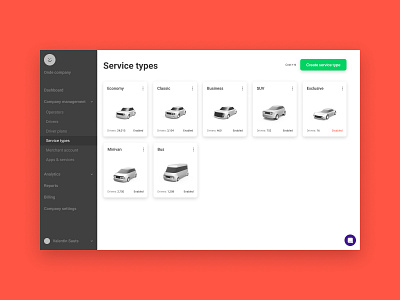 Onde company panel redesign 3d 3d car admin dashboard admin panel cars company panel dashboard dashboard design dashboard ui design illustration interaction design interface panel product design product page ride hailing taxi ui ux