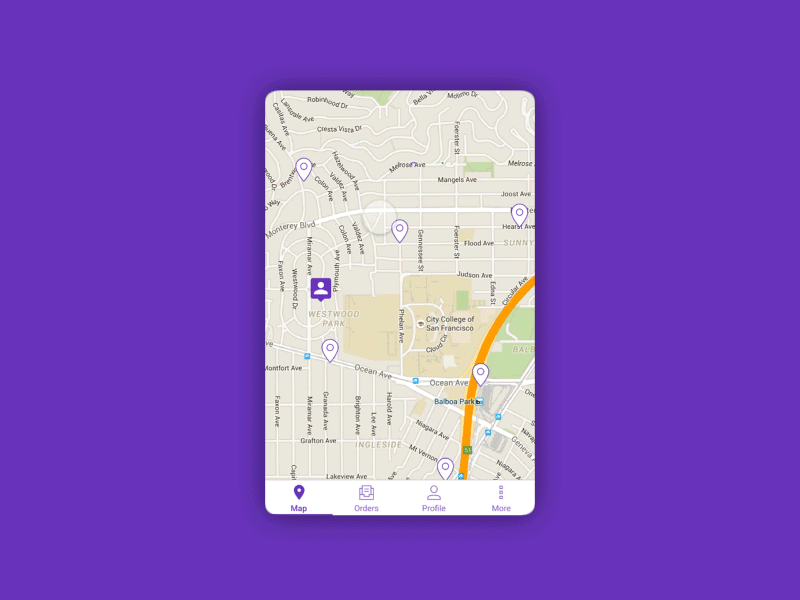 Carnado Map Exploration | App UI&UX animation app ui user experience user interface ux