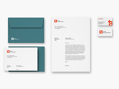 Stationery Design | Total Assessment branding branding design business card envelope letter mockup print design stationery