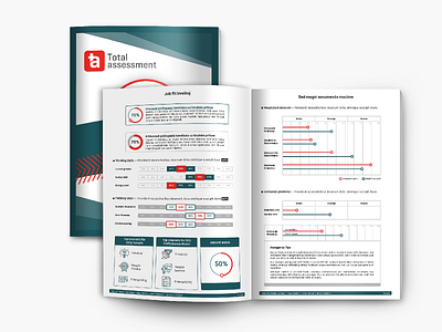 Report Design | Total Assessment design graphic design mockup print design reports