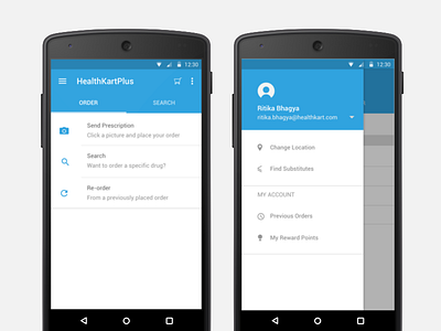 HealthKartPlus android delhi design health healthcare india material materialdesign medical ui ux