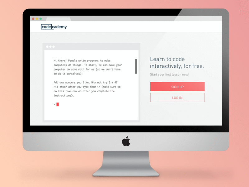 Codecademy Home Page by Ritika Bhagya on Dribbble