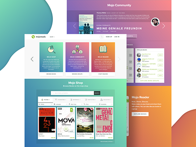 Mojoreads Landing Page