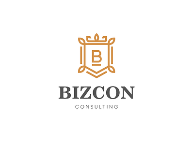 Bizcon Consulting Logo 2020 2020 logo design b logo best logo bizcon brand branding consulting consulting logo inspiration logo logo design logo mark symbol logo marks logotype shield trend