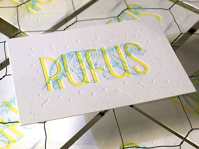 Rufus, birth announcement