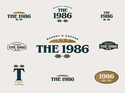 The 1986 - Bakery & Coffee bakery logo brand identity branddesign branddsign branding cake logo food branding illustration logo new logo type logodesigns saigon type vietnam