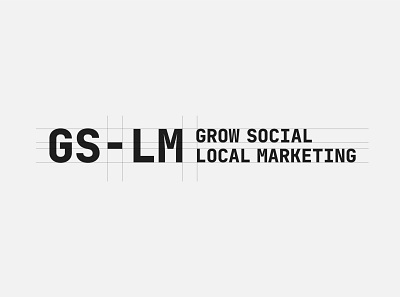 GS-LM Logo Design branddesign brandnew illustration logo logodesign logodesigns logolearn type typography vietnam